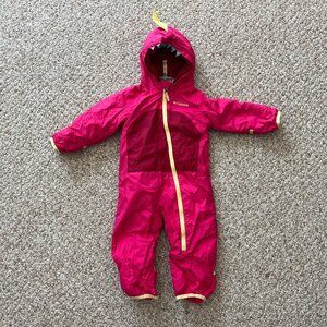 Columbia Waterproof Onesie Bunting with Fleece Insert
